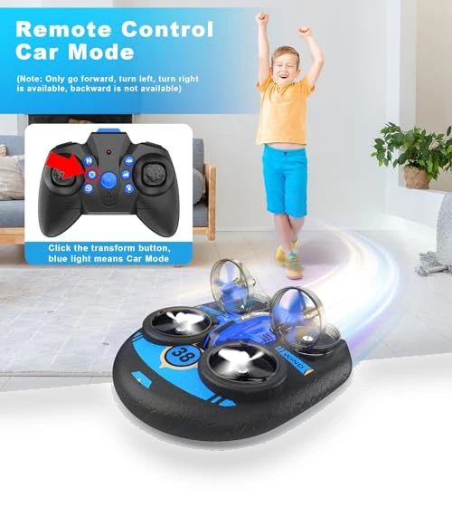 Mini Drone & Car 2 in 1 Toy — RC Helicopters, Oddire