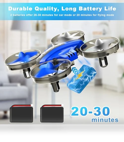 Mini Drone & Car 2 in 1 Toy — RC Helicopters, Oddire