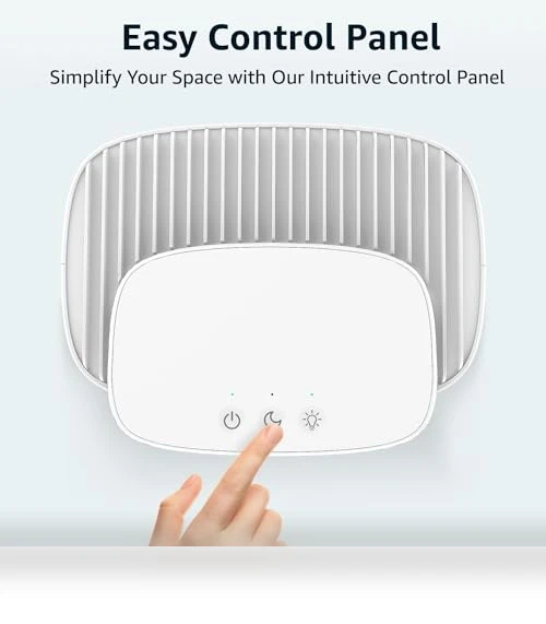 Quiet Dehumidifier with LED Light — Air Moisture Control, KNKA