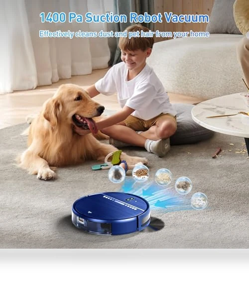 Robot Vacuum and Mop Combo — Smart Cleaning Robots, MANVN