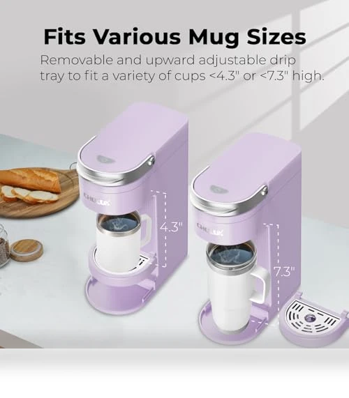 Slim Single Serve Coffee Maker for K Pods — Coffee Makers, CHULUX