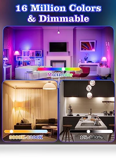 Smart Candelabra Light Bulbs — LED, Avatar Controls