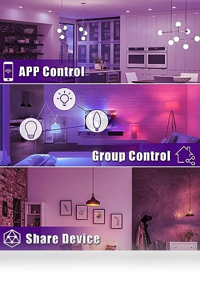 Smart Candelabra Light Bulbs — LED, Avatar Controls