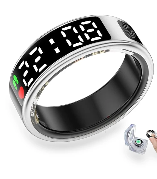 Smart Health Ring with Display — Smart Rings, Hivisuals