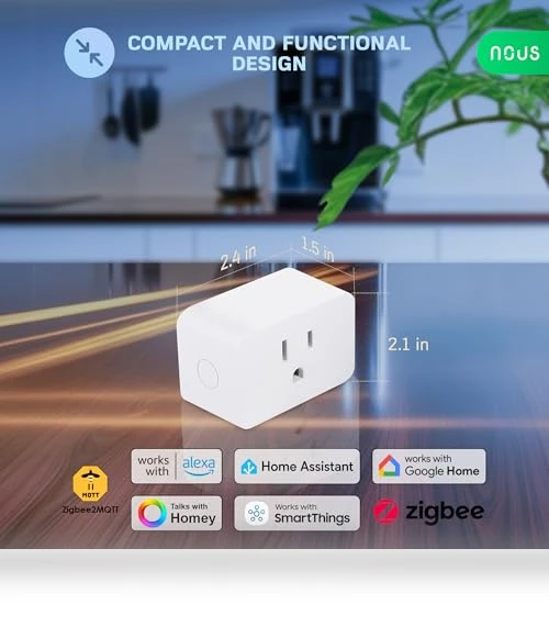 Smart Plug with Energy Monitoring — Smart Home Hubs & Controllers, NOUS