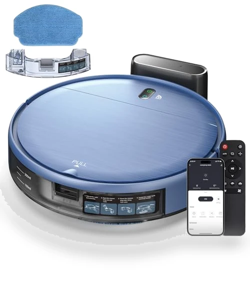 2-in-1 Robotic Vacuum and Mop — Smart Cleaning Robots, SHELIKI