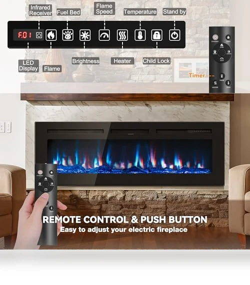 Electric Fireplace — Electric Heating Solutions, Manastin
