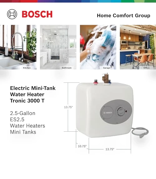 Electric Mini-Tank Water Heater — Water Heating Solutions, BOSCH