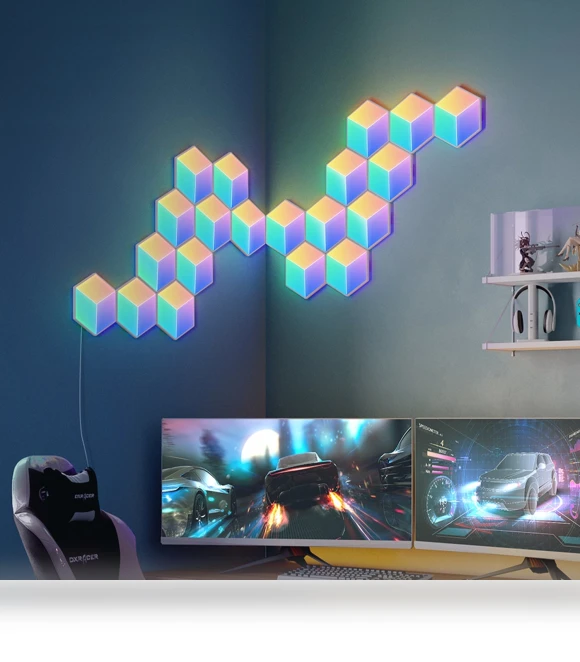 Glide Hexa Pro LED Light Panels — Commercial Lighting Solutions, Govee