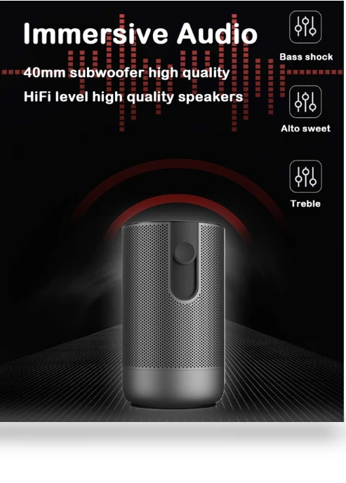 HD Bluetooth Audio Projector — Home Theater Projectors, WEJOY