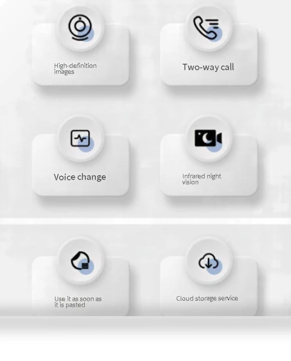 HD Night Vision Intelligent Visual Doorbell — Smart Home Security, Tuya