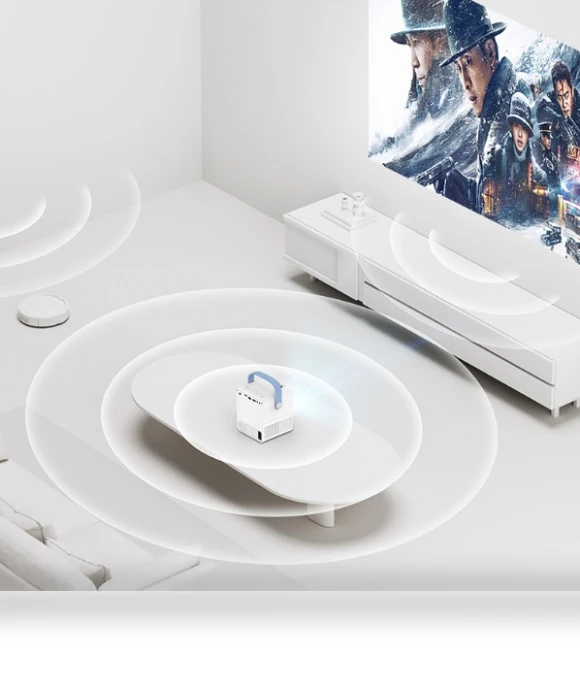 HD Portable Office Wireless Smart Projector — Home Theater Projectors
