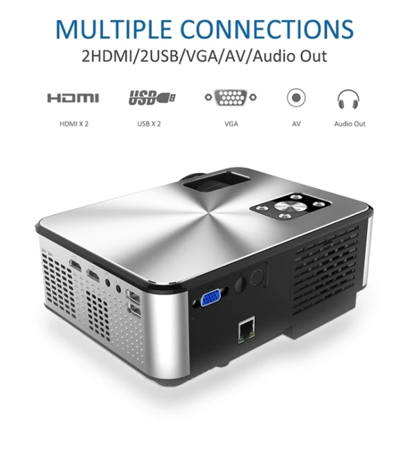 HD Same Screen Smart Projector — Home Theater Projectors, Cheerlux