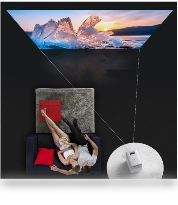 Home Keystone Correction Smart HD 4K Projector — Home Theater Projectors, HP