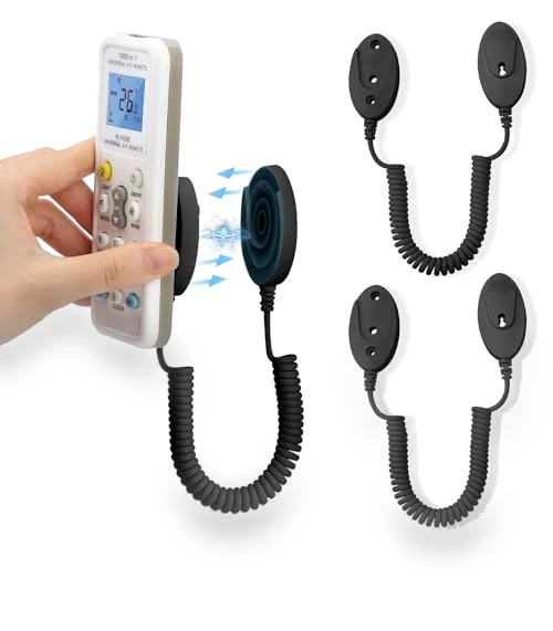 Magnetic Remote Control Holders with Spring Ropes — Cable Organizers, WALLFID