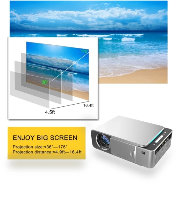 Mini Smart Home HD Projector — Home Theater Projectors