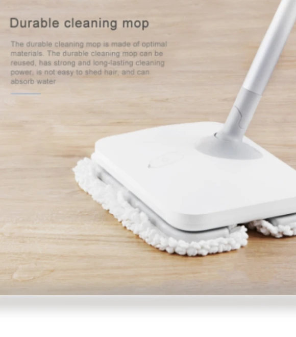 Portable Handheld Wireless Mopping Machine Wet Mop Broom Cleaning Cloths Accessories — Accessories, Xiaomi
