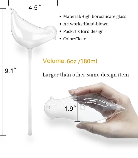 Self-Watering Plant Glass Bulbs — Bulb Planting Tools