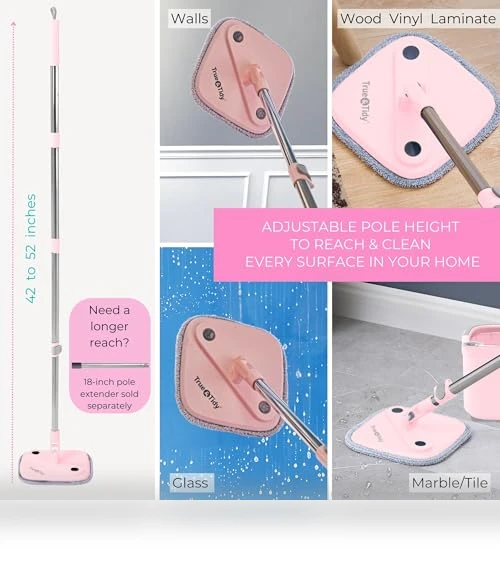 Smart Floor Mop with Separate Compartments — Mop Accessories, True & Tidy