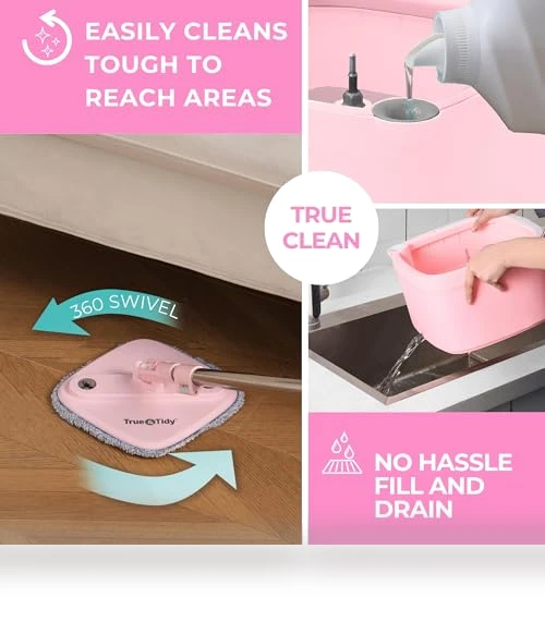 Smart Floor Mop with Separate Compartments — Mop Accessories, True & Tidy
