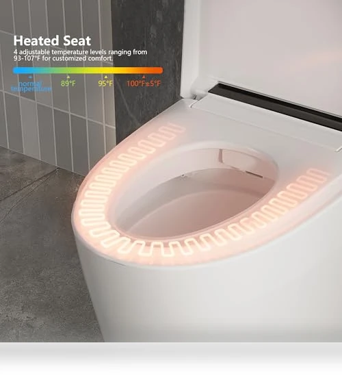 Smart Toilet with Heated Seat and Auto Flush — Bathroom Essentials, Deer Valley