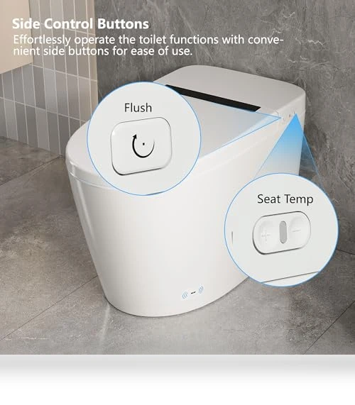 Smart Toilet with Heated Seat and Auto Flush — Bathroom Essentials, Deer Valley