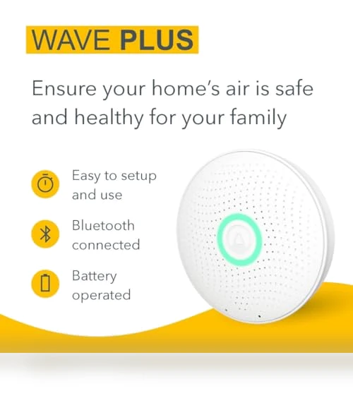 Wave Plus - Radon & Air Quality Monitor — Air Quality Monitors, Airthings