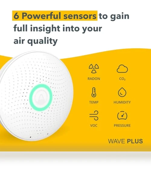 Wave Plus - Radon & Air Quality Monitor — Air Quality Monitors, Airthings