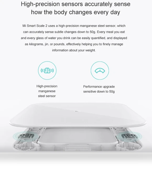 Weight Scale 2 Portable LCD Display for Body Fat — Luggage Scales, Xiaomi
