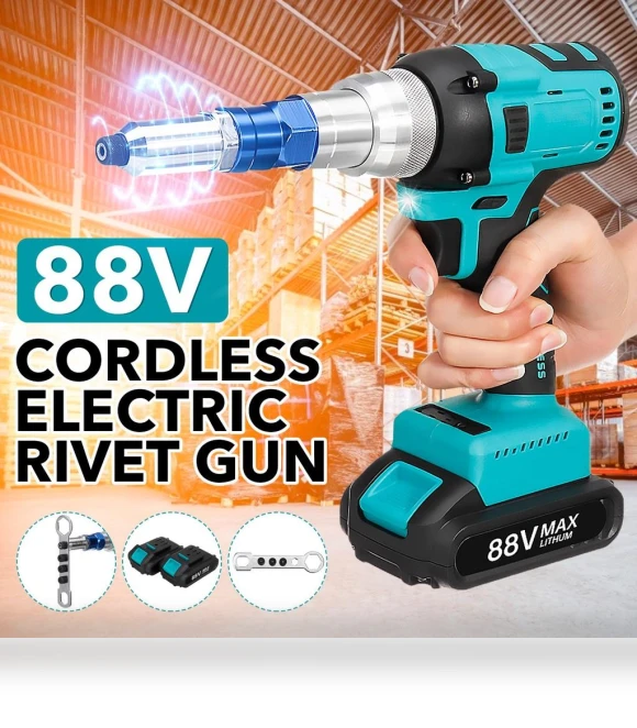 Electric Rivet Gun — Riveting Tools, Crown Global