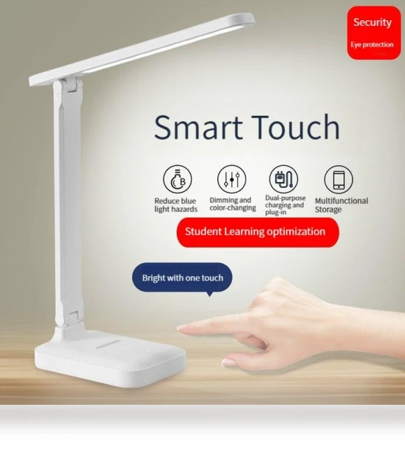 LED Touch Switch Desk Lamp — Desk & Table Lighting, Happy6
