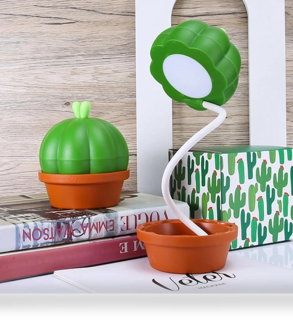 Mini Cactus Night Light — Creative Lighting Solutions, Cosy Homes