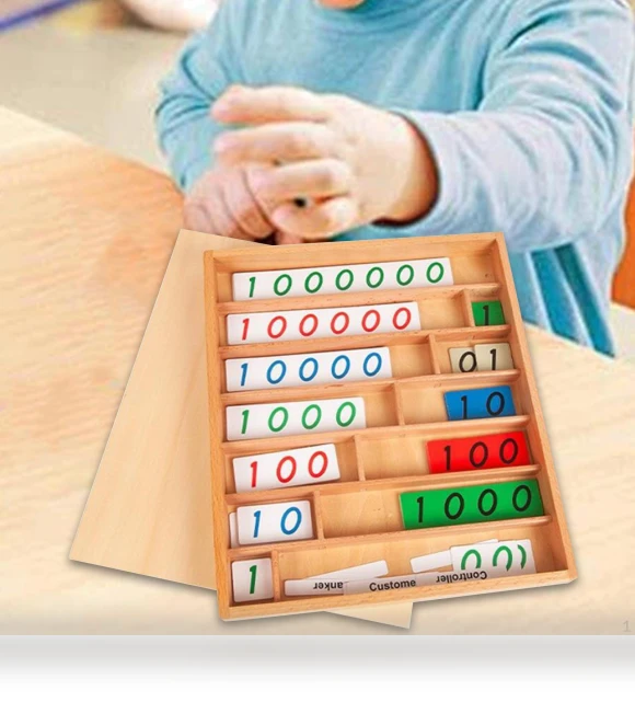 Montessori Decimal Bank Game Toy — Counting & Math, HappyToy