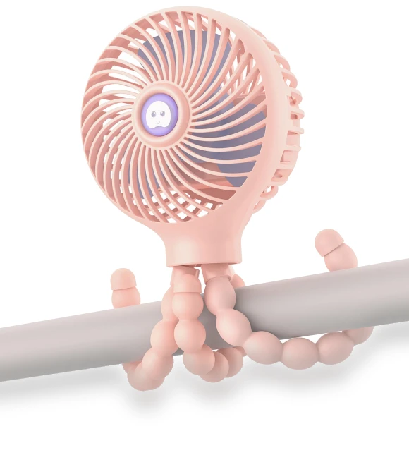 Portable Clip Fan with 3000mAh Capacity — Portable Cooling Solutions, Bai Fen Bai Electronic