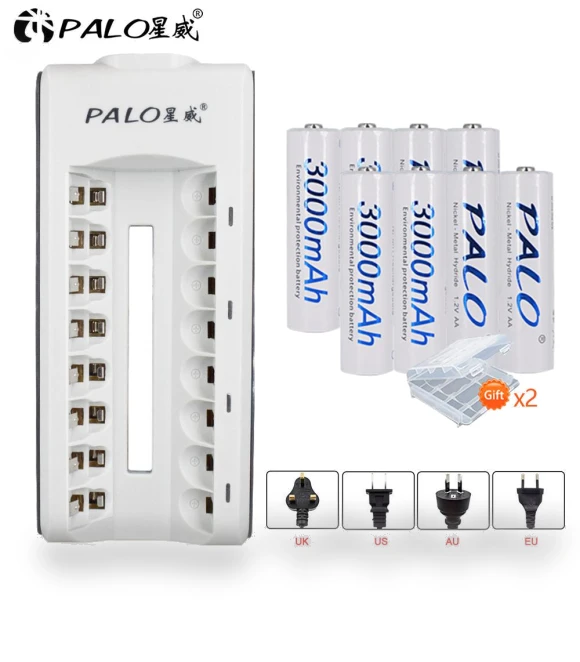 Rechargeable Battery Pack with Smart Charger — Batteries, PALO