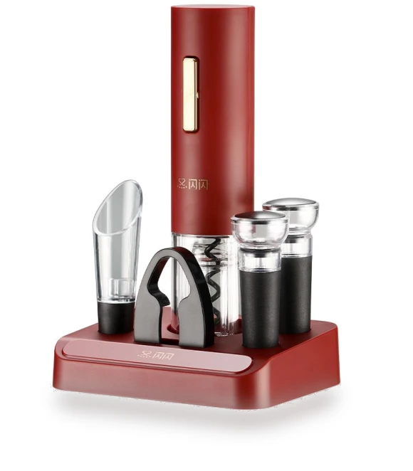 Rechargeable Electric Wine Bottle Opener Set — Wine Bottle Openers, Stand High