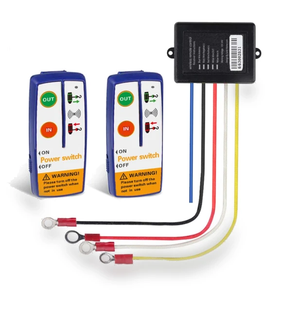 Universal Electric Winch Switch Controller with Wireless Remote — Remote Control Systems, JOHO - CarGear
