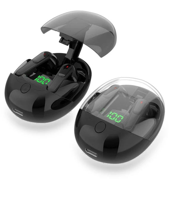 Bluetooth 5.3 Headset with Touch Control — Over-Ear Headphones, Junmaocun