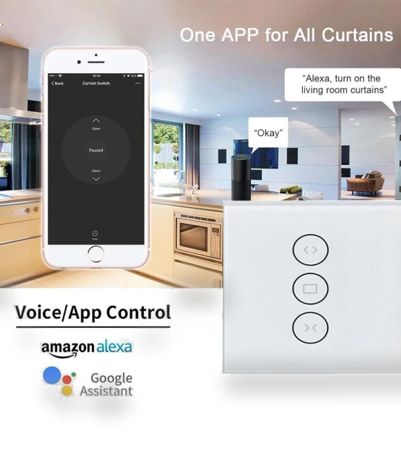 Smart Wi-Fi Curtain — Treatment Sets, TOP MALL-004