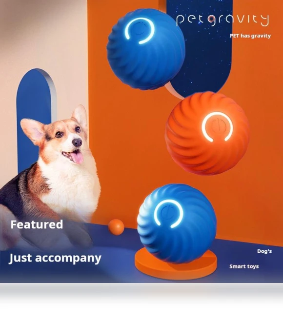 Interactive Pet Toy Ball — Interactive Animal Companions, brooch