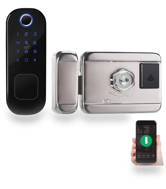 Smart Door Lock with Fingerprint Scanner — Smart Home Security, Neoglint