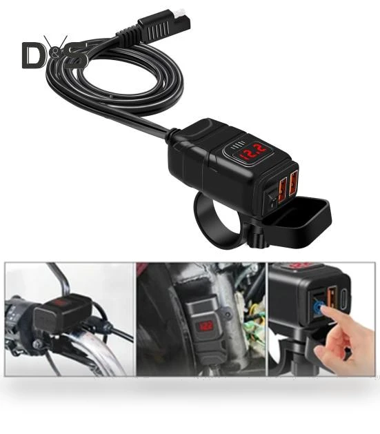 Motorcycle USB Charger with Dual USB Type C Ports — Chargers, Enjoy Smart Home