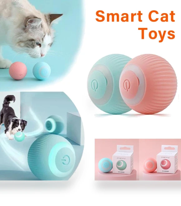 Smart Cat Rolling Ball — Cat Playthings, Pet Zooo