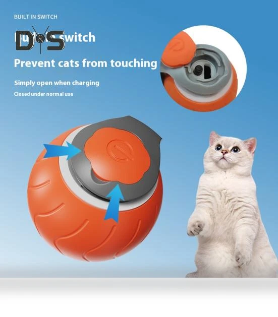 Electric Rolling Ball Toy for Cats — Cat Playthings, Kitty Cat House