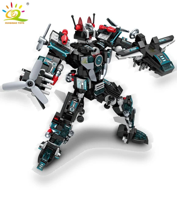 Urban Special Forces Police Robot Transformer Building Blocks Set — Construction Kits, Favorlook