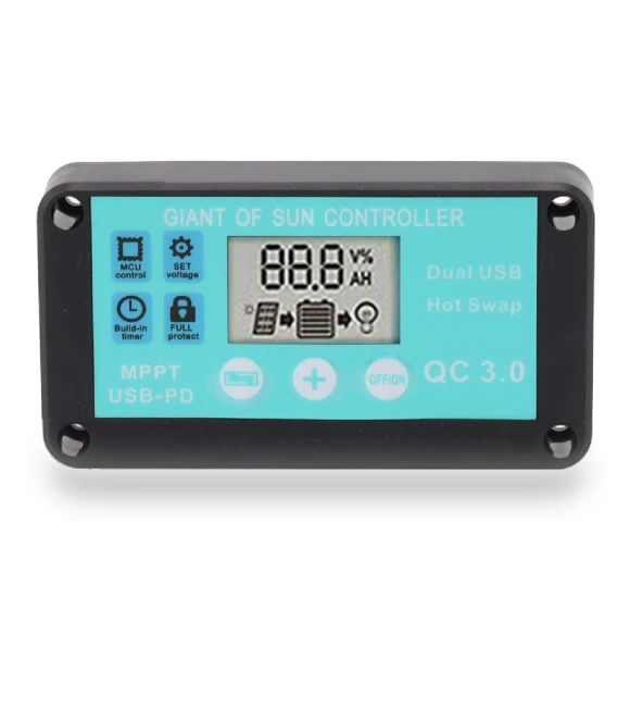 30A Solar Charge Controller with Dual USB Ports — Chargers, Canaryy-duoqiao