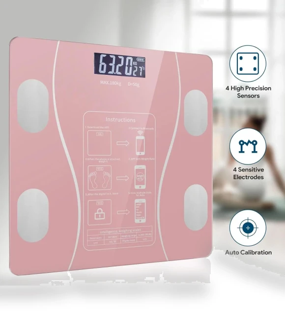 Digital Simple and Practical Body Fat Scale with Smartphone App — Body Composition Analysis, HIMO Group