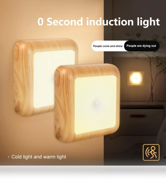 LED Smart Human Body Sensor Night Light — Night Lights, Homeware Essentials