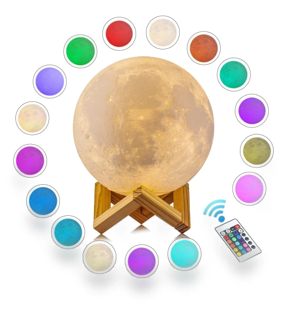 Moon Lamp — Night Lights, Zhou Yajin