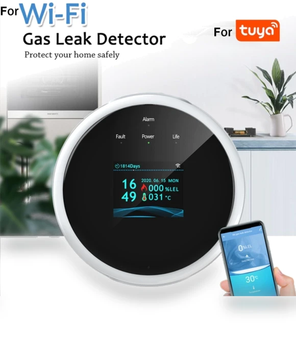 Smart WiFi LCD Gas Leak Detector — Gas Safety Equipment, Ren Sexy Toy